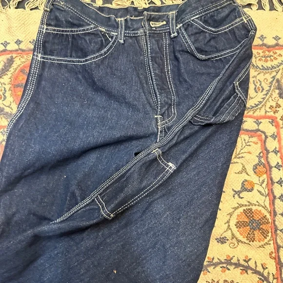 Vintage LONG Lawman Cargo Jeans - Picture 2 of 8